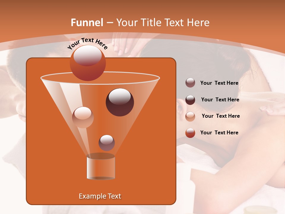 A Woman Getting A Back Massage From A Man PowerPoint Template