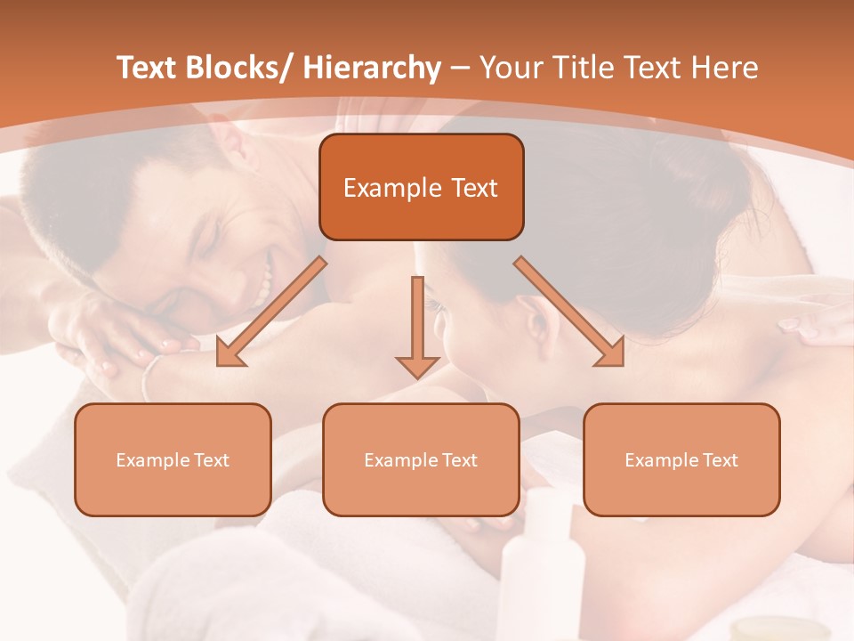 A Woman Getting A Back Massage From A Man PowerPoint Template