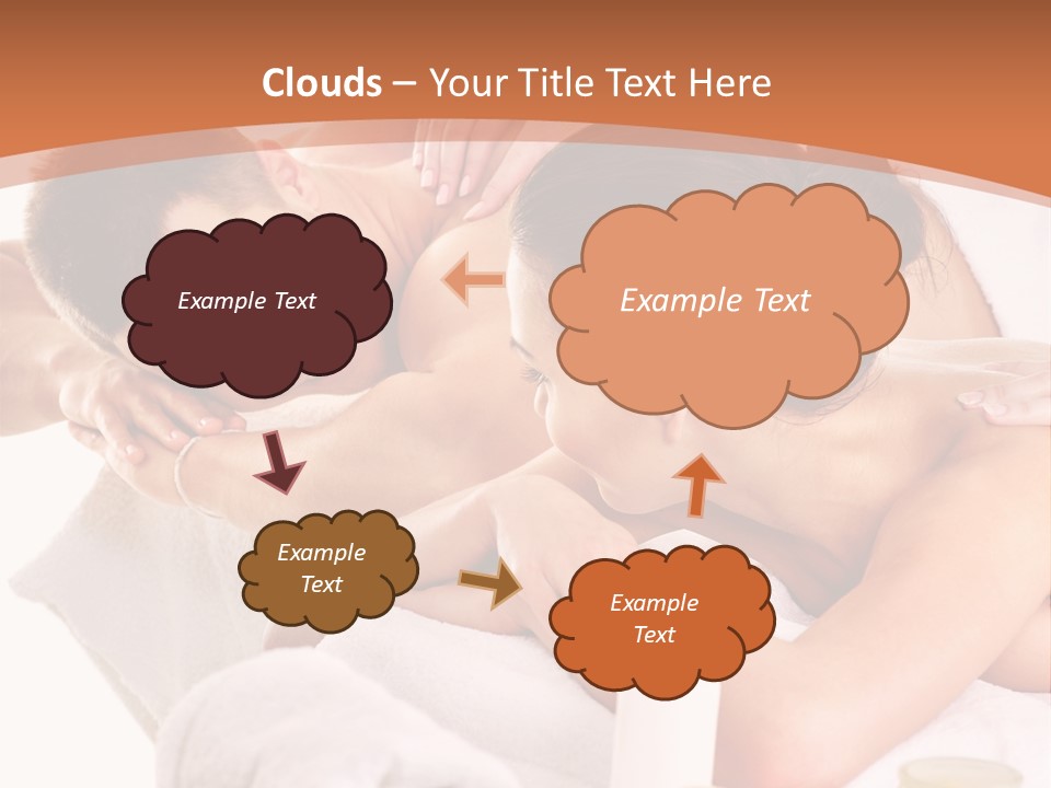 A Woman Getting A Back Massage From A Man PowerPoint Template