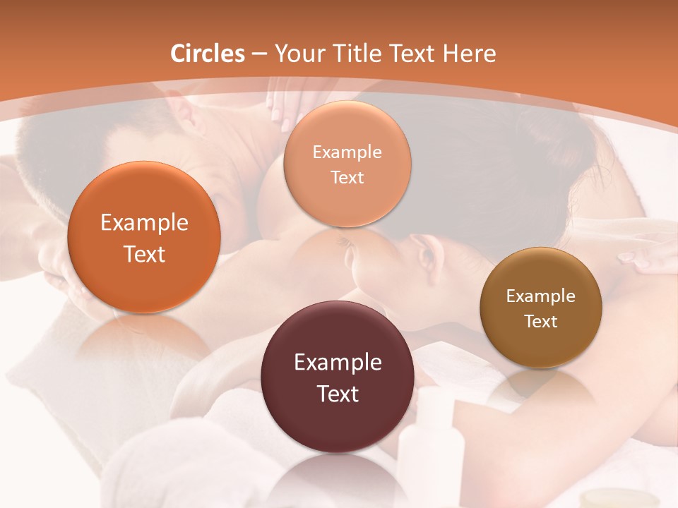 A Woman Getting A Back Massage From A Man PowerPoint Template