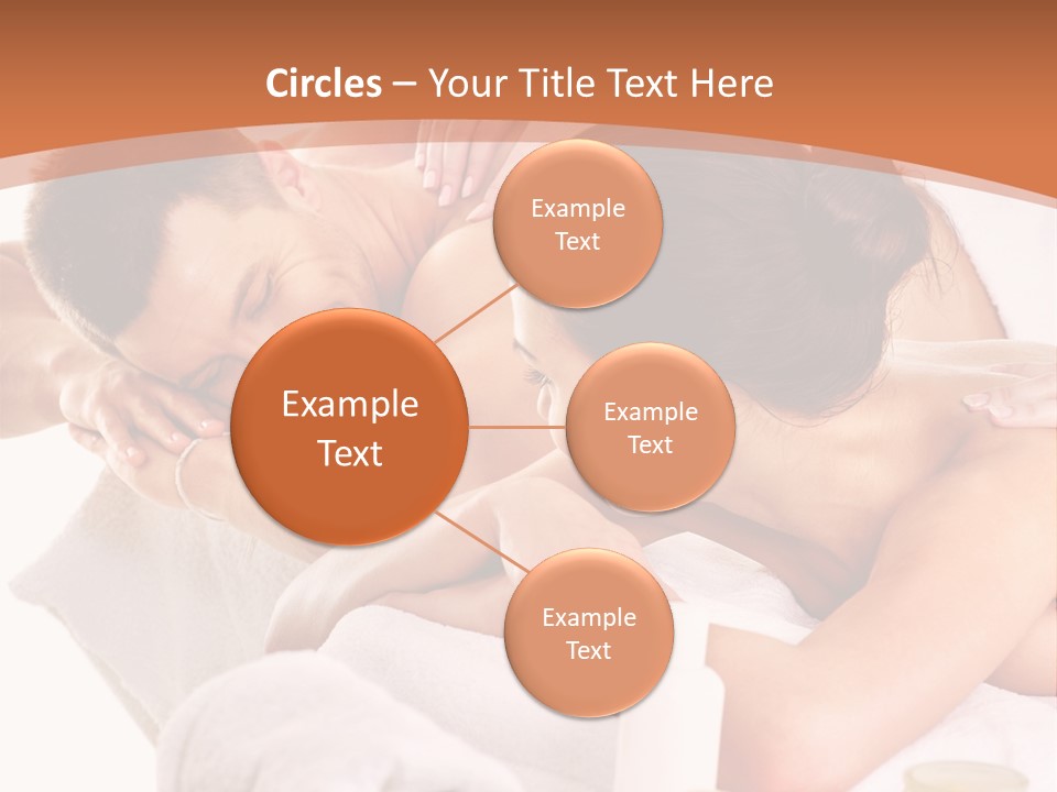 A Woman Getting A Back Massage From A Man PowerPoint Template