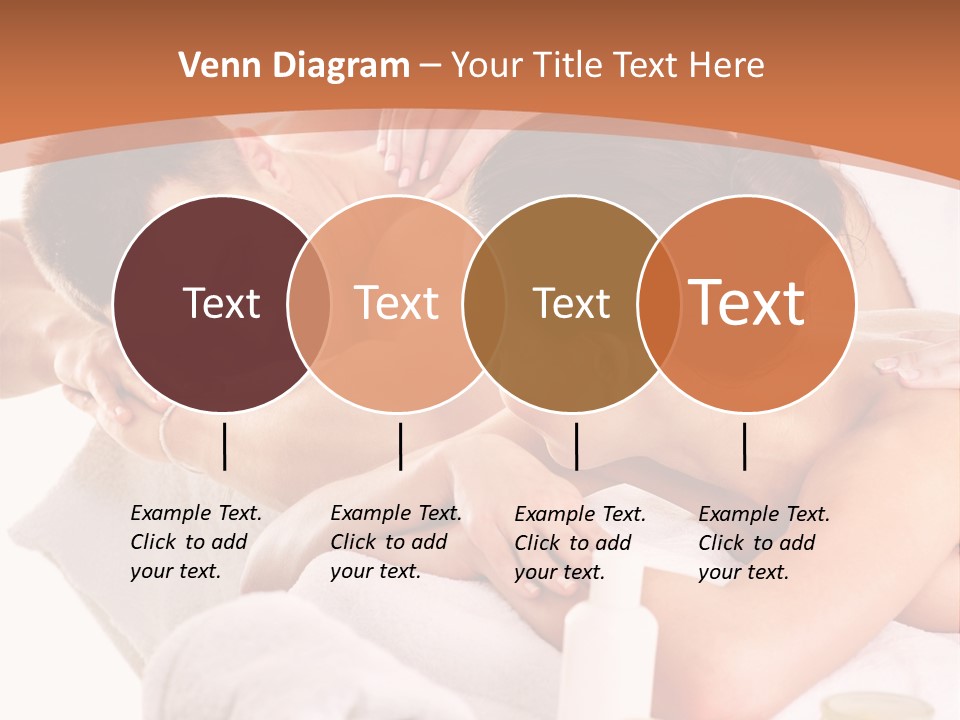 A Woman Getting A Back Massage From A Man PowerPoint Template