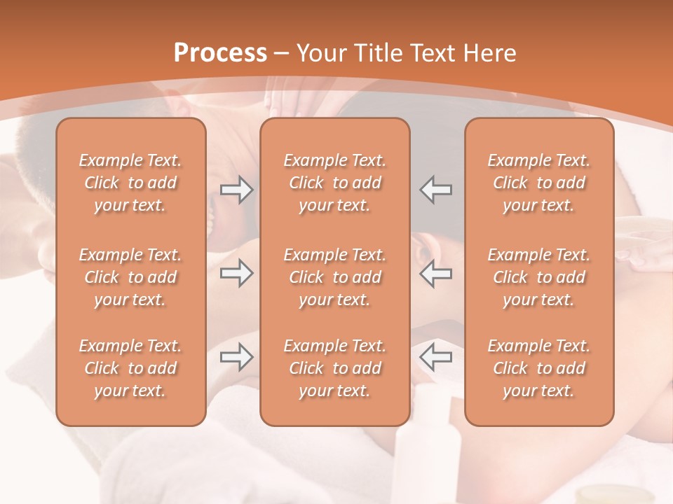 A Woman Getting A Back Massage From A Man PowerPoint Template