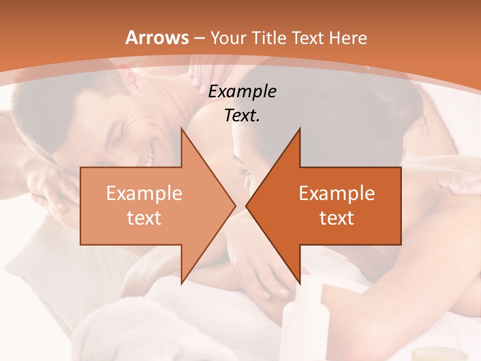 A Woman Getting A Back Massage From A Man PowerPoint Template