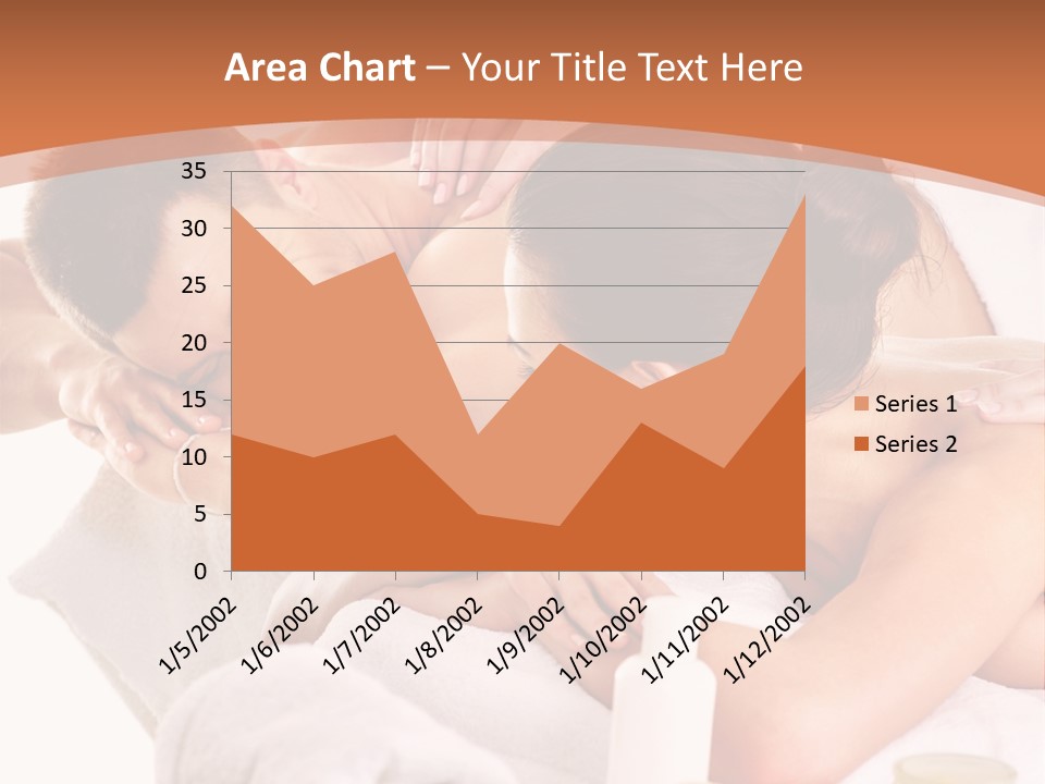 A Woman Getting A Back Massage From A Man PowerPoint Template