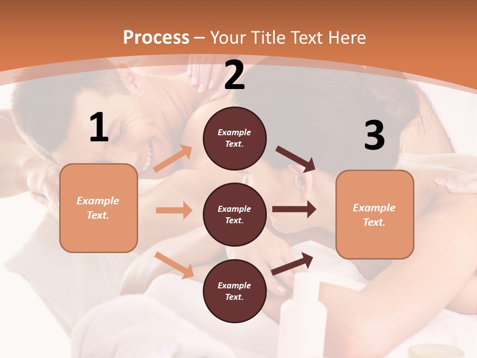 A Woman Getting A Back Massage From A Man PowerPoint Template