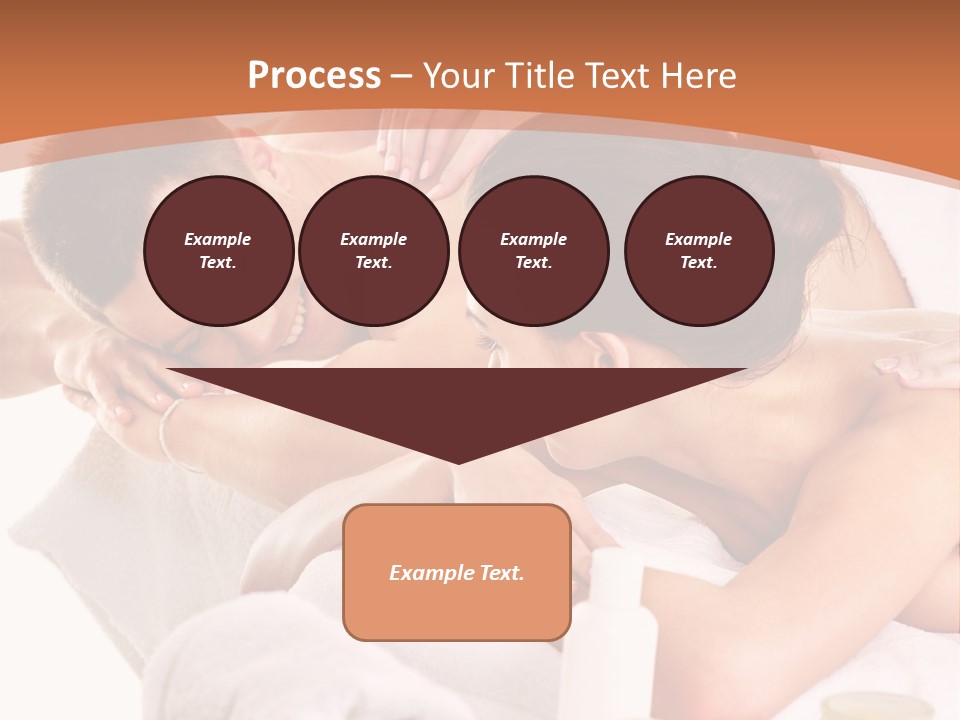 A Woman Getting A Back Massage From A Man PowerPoint Template