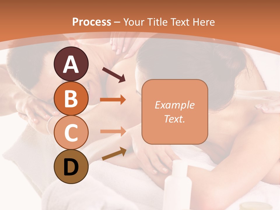 A Woman Getting A Back Massage From A Man PowerPoint Template