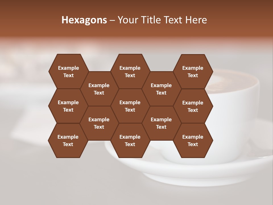 A Cup Of Coffee Sitting On Top Of A Saucer PowerPoint Template