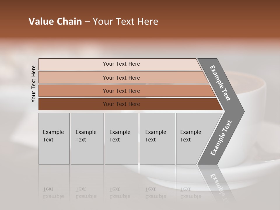 A Cup Of Coffee Sitting On Top Of A Saucer PowerPoint Template