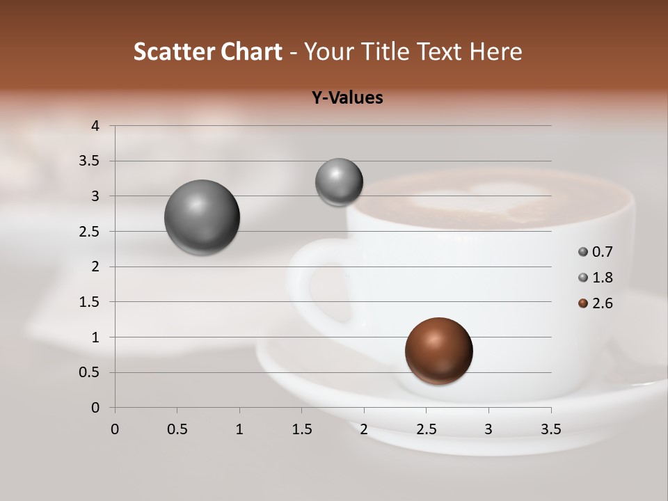 A Cup Of Coffee Sitting On Top Of A Saucer PowerPoint Template