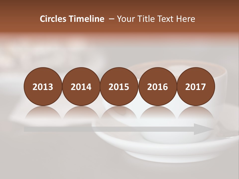 A Cup Of Coffee Sitting On Top Of A Saucer PowerPoint Template