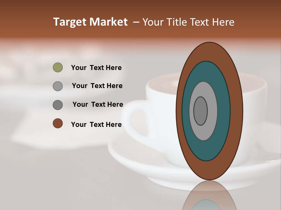 A Cup Of Coffee Sitting On Top Of A Saucer PowerPoint Template