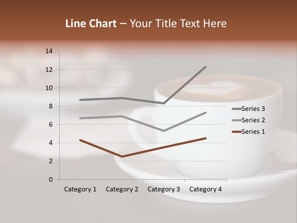 A Cup Of Coffee Sitting On Top Of A Saucer PowerPoint Template