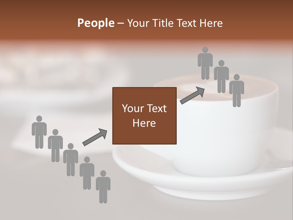 A Cup Of Coffee Sitting On Top Of A Saucer PowerPoint Template