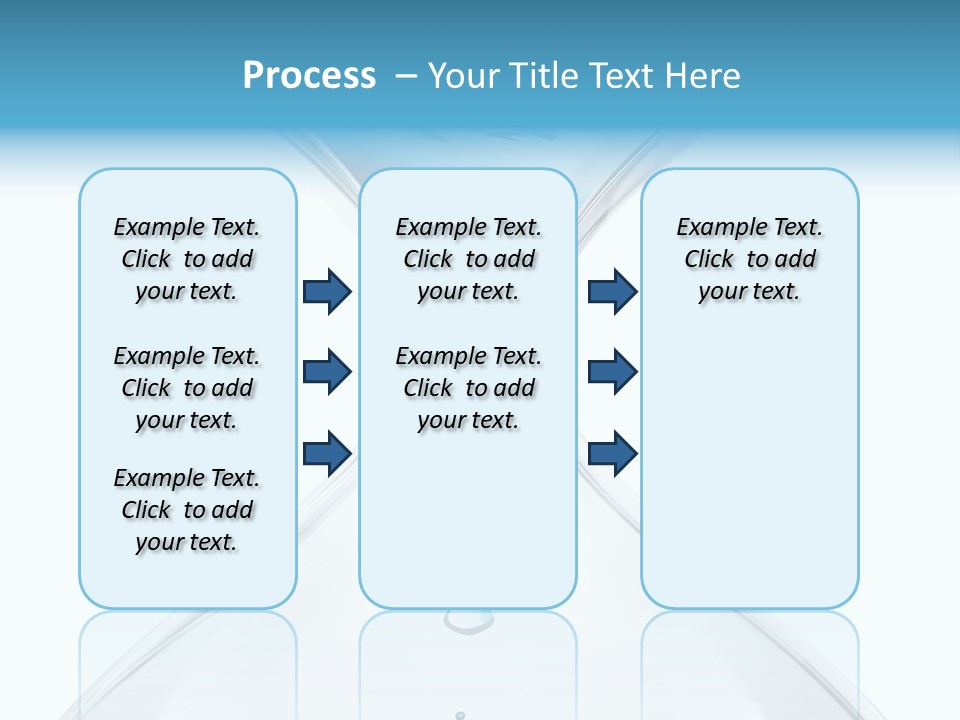 A Blue And White Hourglass With Water In It PowerPoint Template