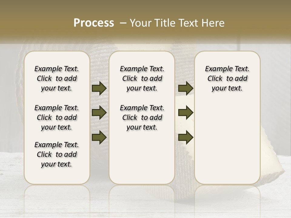 A Piece Of Cheese On Top Of A Wooden Table PowerPoint Template