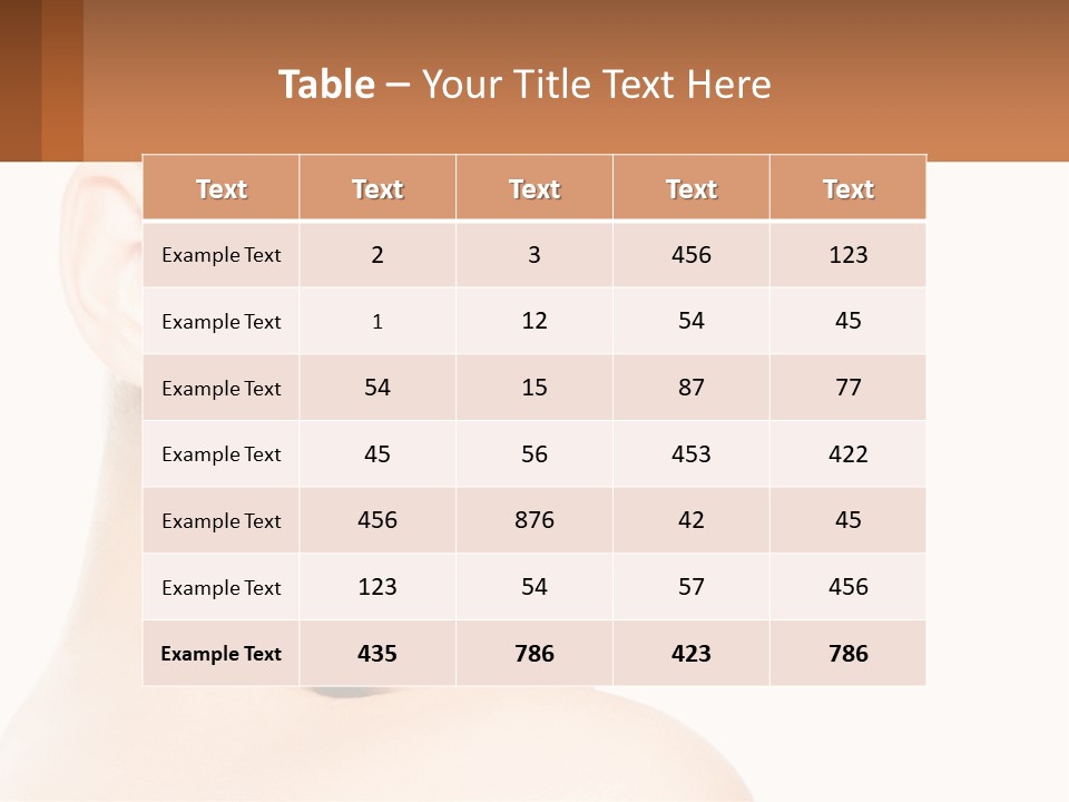 A Beautiful Woman With Blue Eyes Is Shown In This Powerpoint Presentation PowerPoint Template