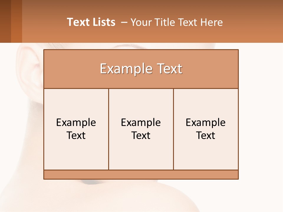 A Beautiful Woman With Blue Eyes Is Shown In This Powerpoint Presentation PowerPoint Template