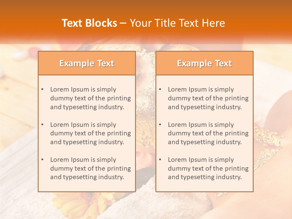 A Woman With Gold Facial Mask On Her Face PowerPoint Template