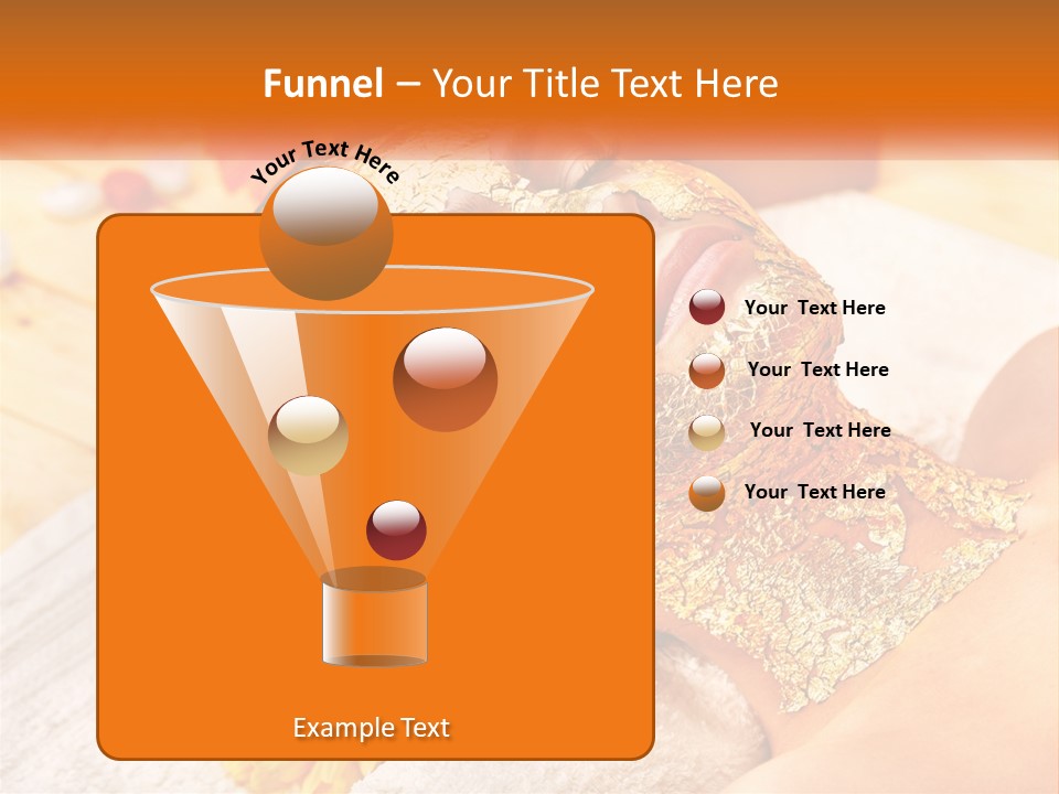 A Woman With Gold Facial Mask On Her Face PowerPoint Template