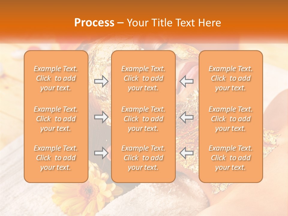 A Woman With Gold Facial Mask On Her Face PowerPoint Template