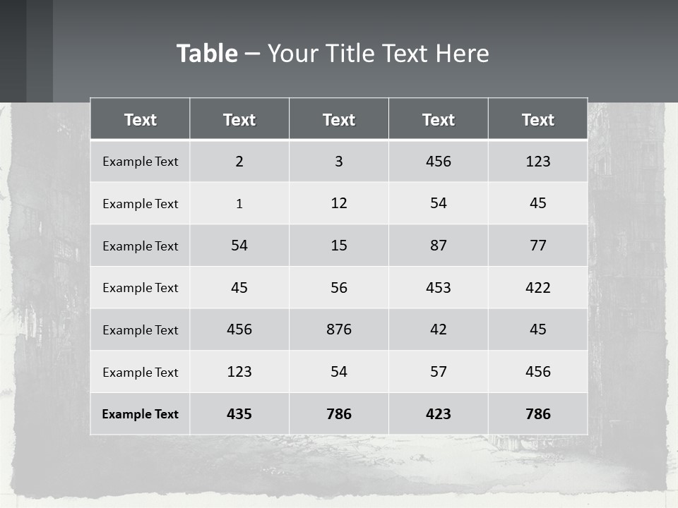 A Black And White Picture Of A City PowerPoint Template