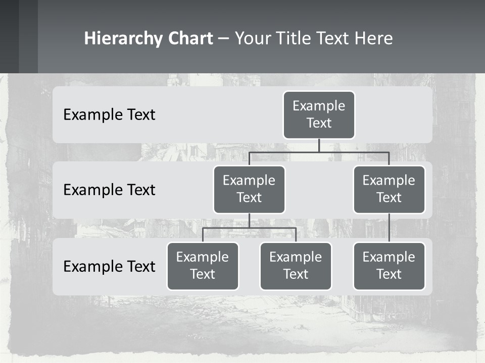 A Black And White Picture Of A City PowerPoint Template
