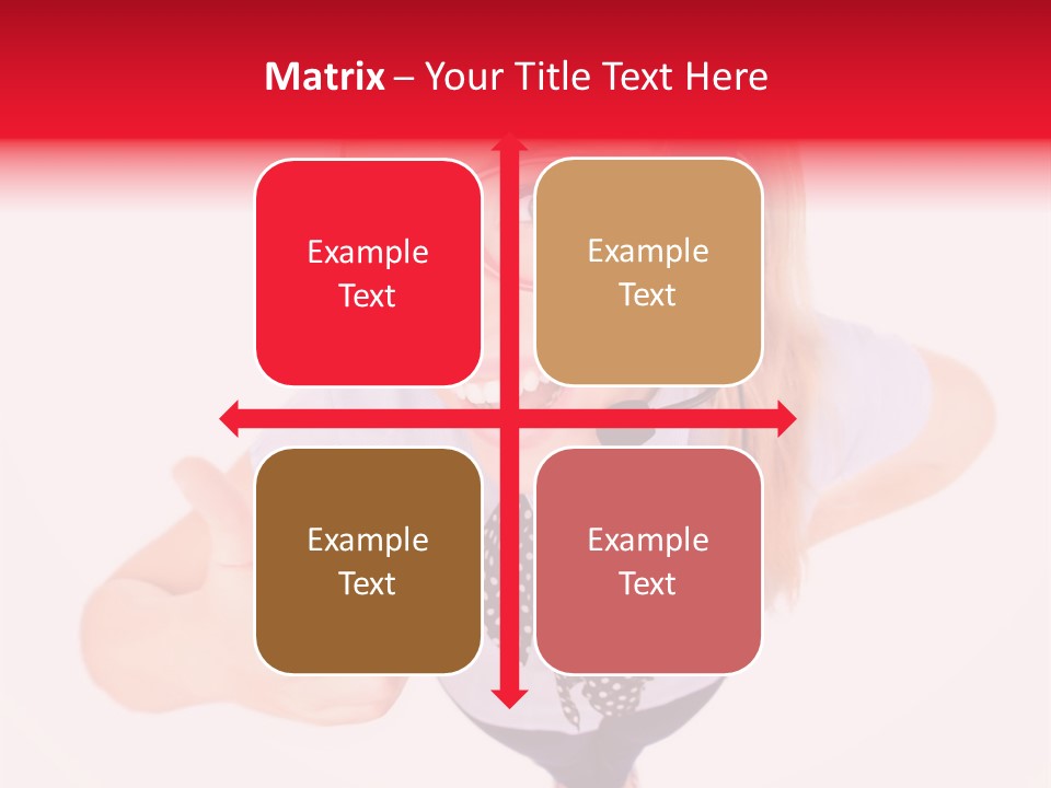 A Woman Wearing A Headset With A Microphone In Her Hand PowerPoint Template