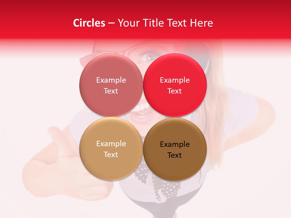 A Woman Wearing A Headset With A Microphone In Her Hand PowerPoint Template