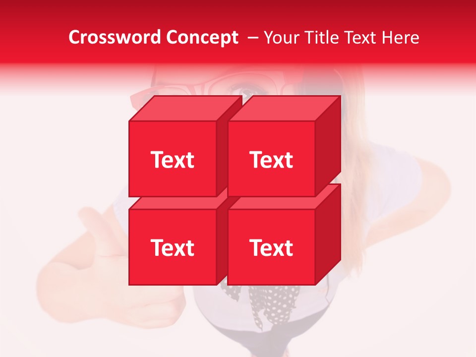 A Woman Wearing A Headset With A Microphone In Her Hand PowerPoint Template