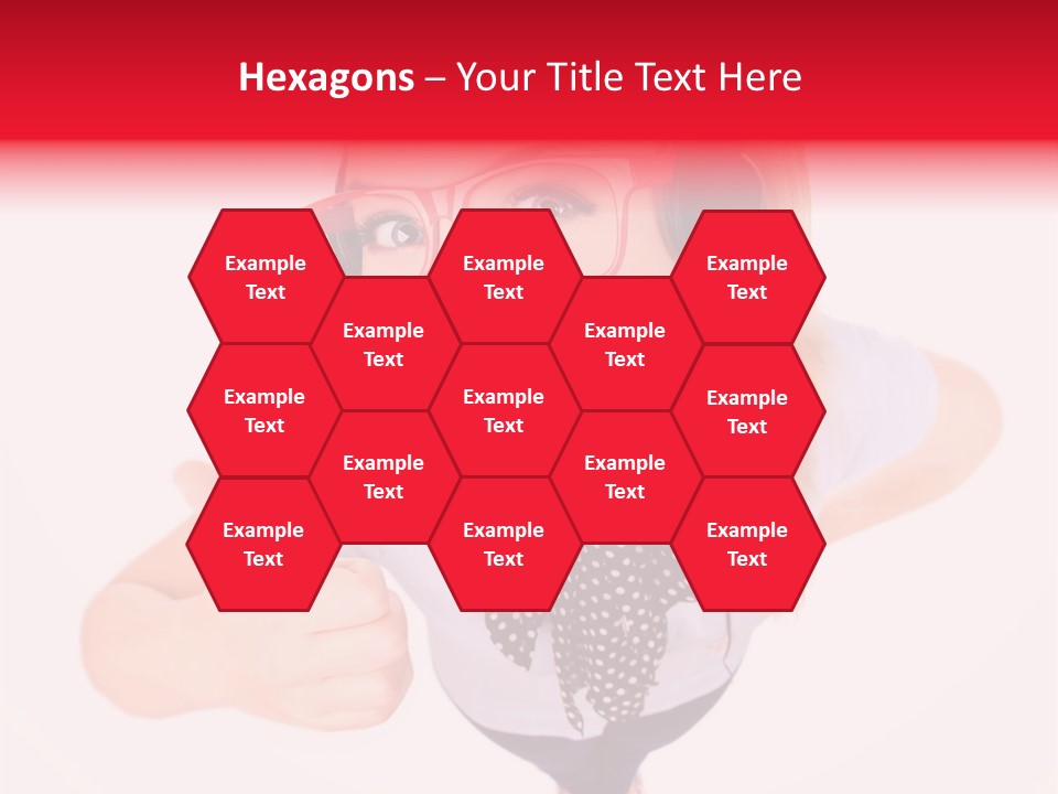 A Woman Wearing A Headset With A Microphone In Her Hand PowerPoint Template