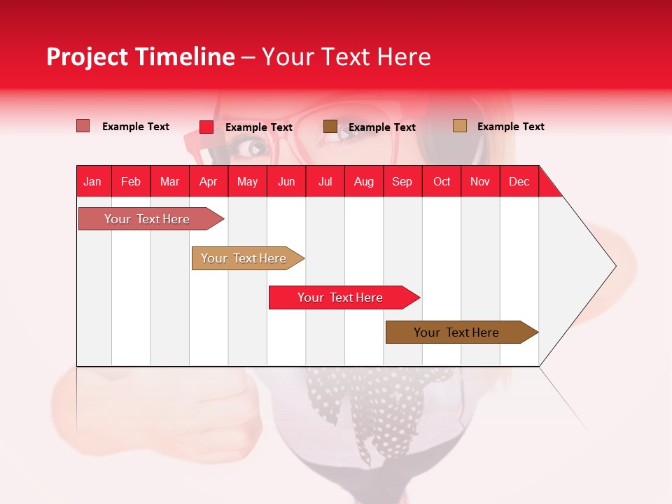 A Woman Wearing A Headset With A Microphone In Her Hand PowerPoint Template