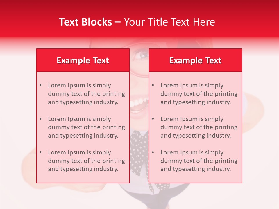 A Woman Wearing A Headset With A Microphone In Her Hand PowerPoint Template