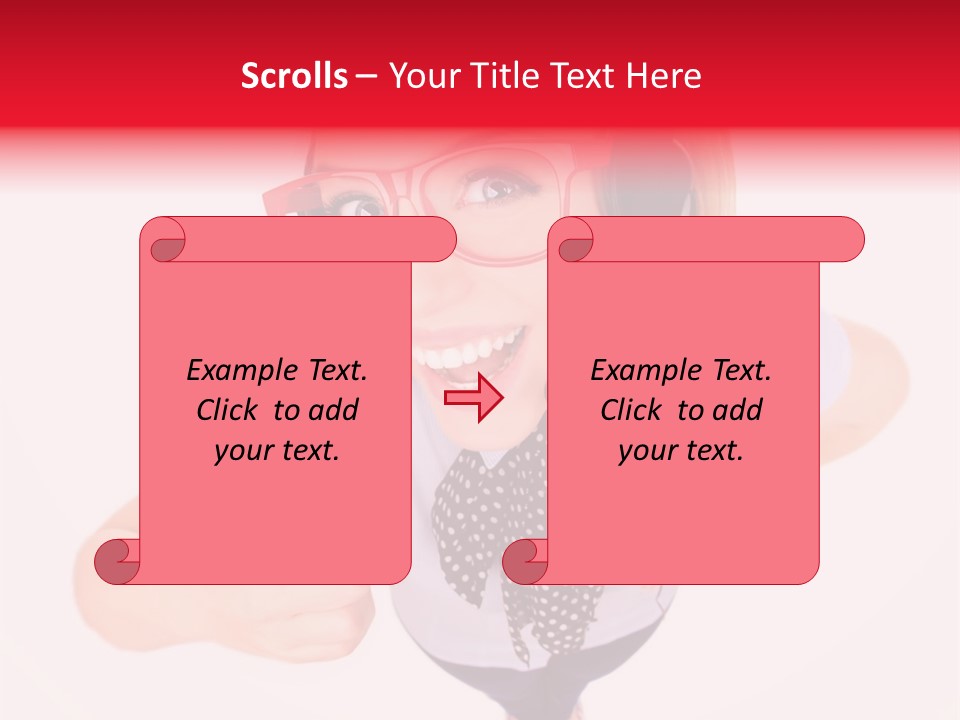 A Woman Wearing A Headset With A Microphone In Her Hand PowerPoint Template