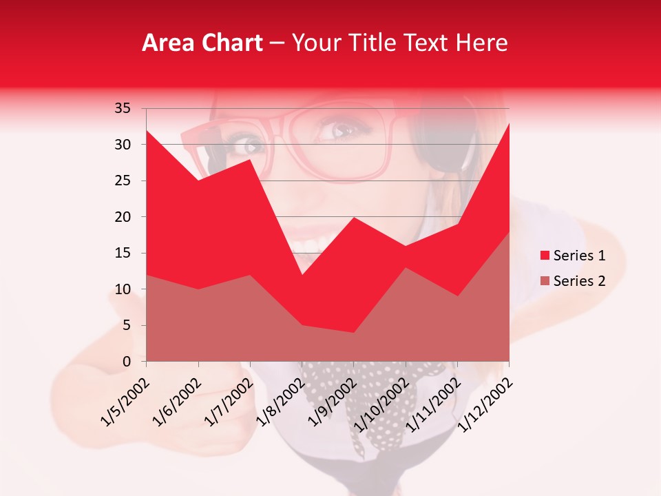 A Woman Wearing A Headset With A Microphone In Her Hand PowerPoint Template