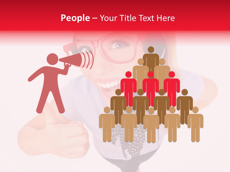 A Woman Wearing A Headset With A Microphone In Her Hand PowerPoint Template