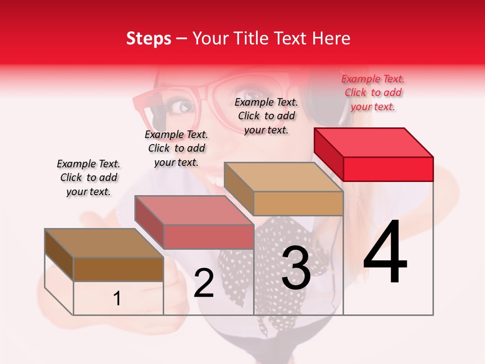 A Woman Wearing A Headset With A Microphone In Her Hand PowerPoint Template