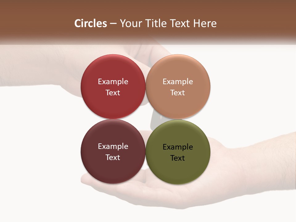 A Person Handing A Car Key To Another Person PowerPoint Template