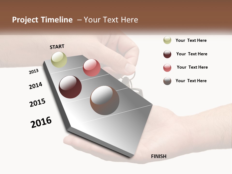 A Person Handing A Car Key To Another Person PowerPoint Template