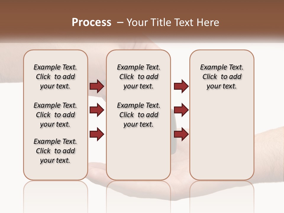 A Person Handing A Car Key To Another Person PowerPoint Template