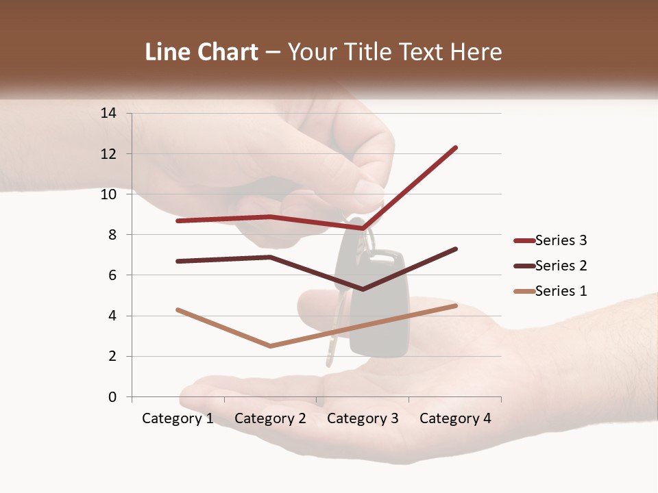 A Person Handing A Car Key To Another Person PowerPoint Template