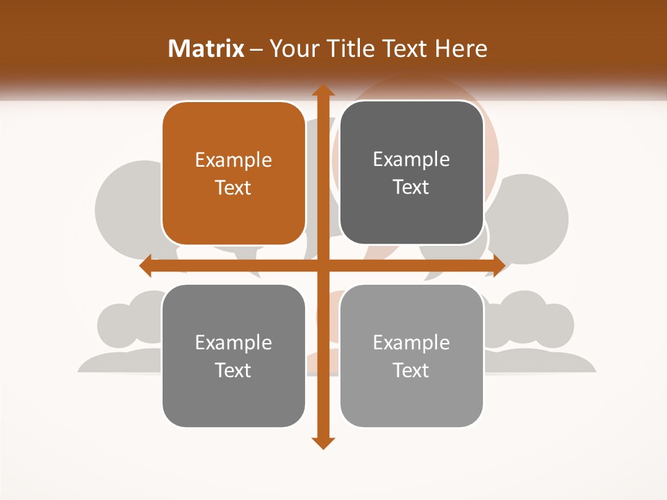 A Group Of People With Speech Bubbles On A White Background PowerPoint Template