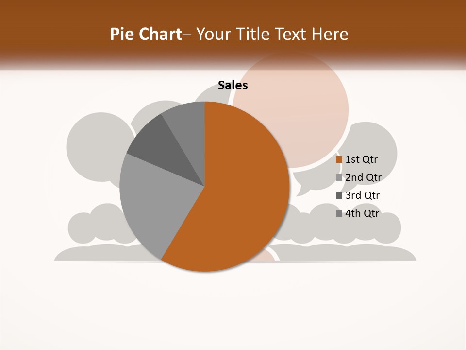 A Group Of People With Speech Bubbles On A White Background PowerPoint Template