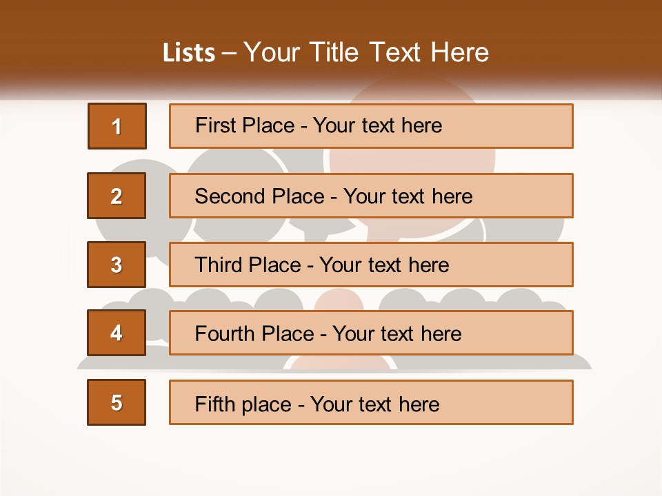 A Group Of People With Speech Bubbles On A White Background PowerPoint Template