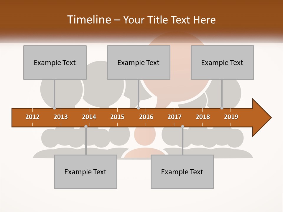 A Group Of People With Speech Bubbles On A White Background PowerPoint Template