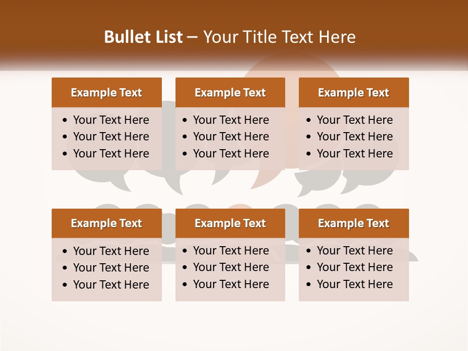 A Group Of People With Speech Bubbles On A White Background PowerPoint Template