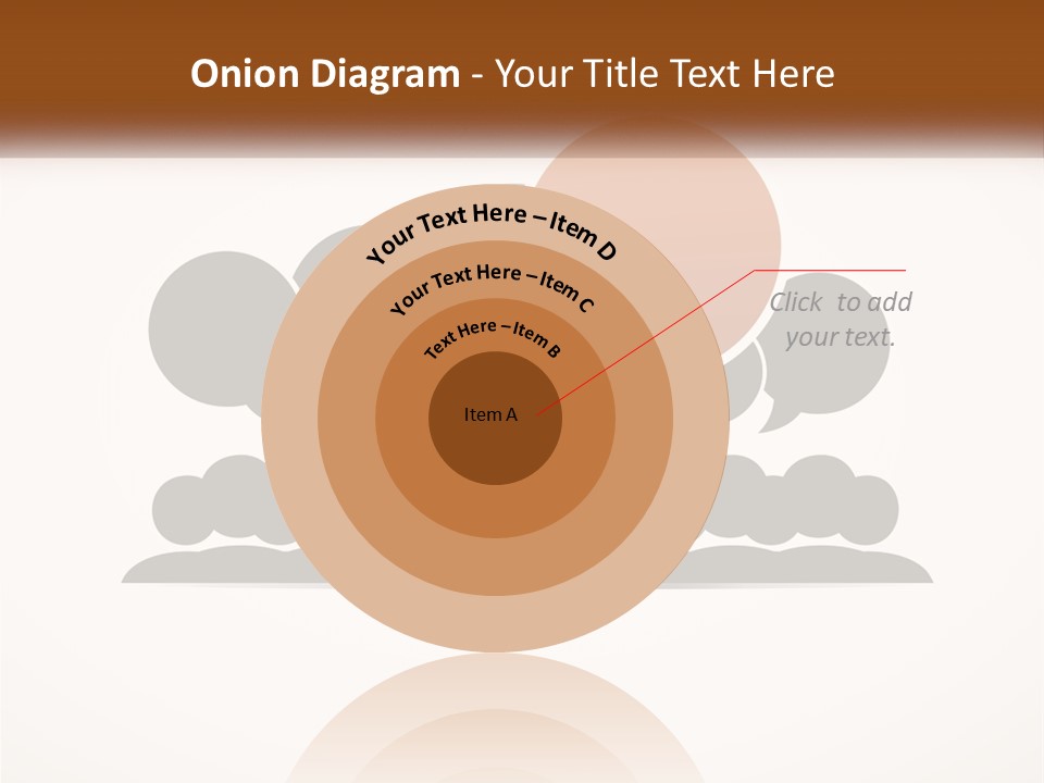 A Group Of People With Speech Bubbles On A White Background PowerPoint Template