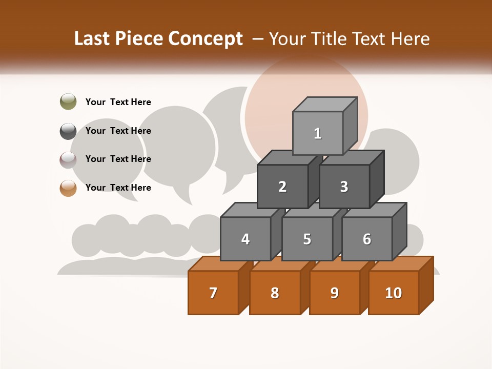 A Group Of People With Speech Bubbles On A White Background PowerPoint Template