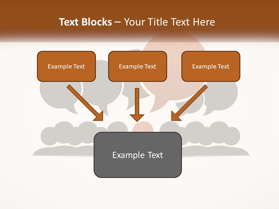 A Group Of People With Speech Bubbles On A White Background PowerPoint Template